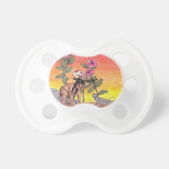 Chupeta Yaqui/: Pacifier de Surem" - (Frente)