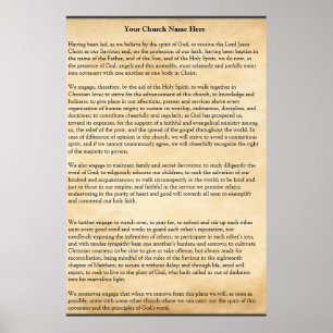 Church Covenant Poster