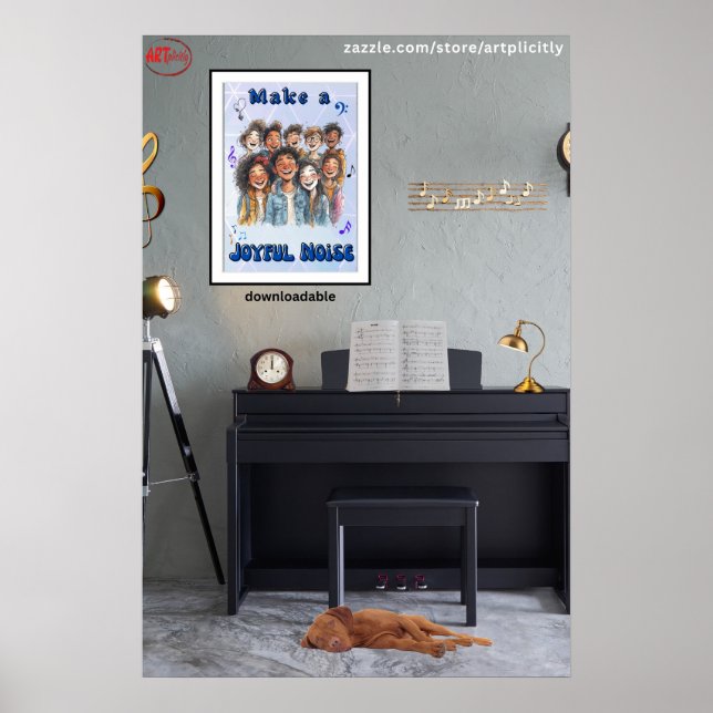 Church Youth Choir Poster (Frente)