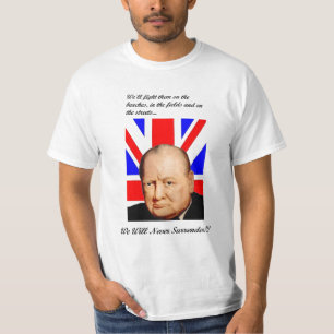 Churchill nunca rende o t-shirt básico