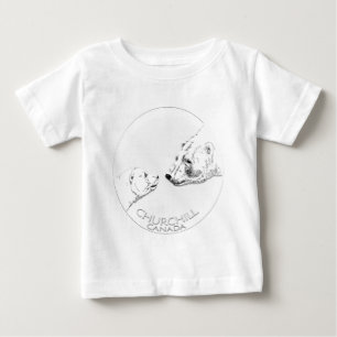 Churchill Souvenir Polar Bear Baby T-Shirt