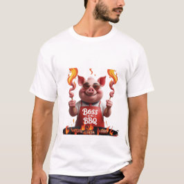 CHURRASCO Boss - Camisa Engraçada Engraçada Por Pa