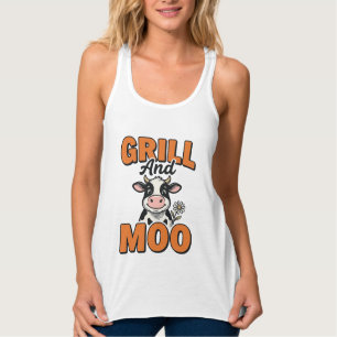 Churrasco De Vaca Engraçada E Design De Camiseta V