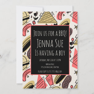 Churrasco de Verão Doodles Baby Shower