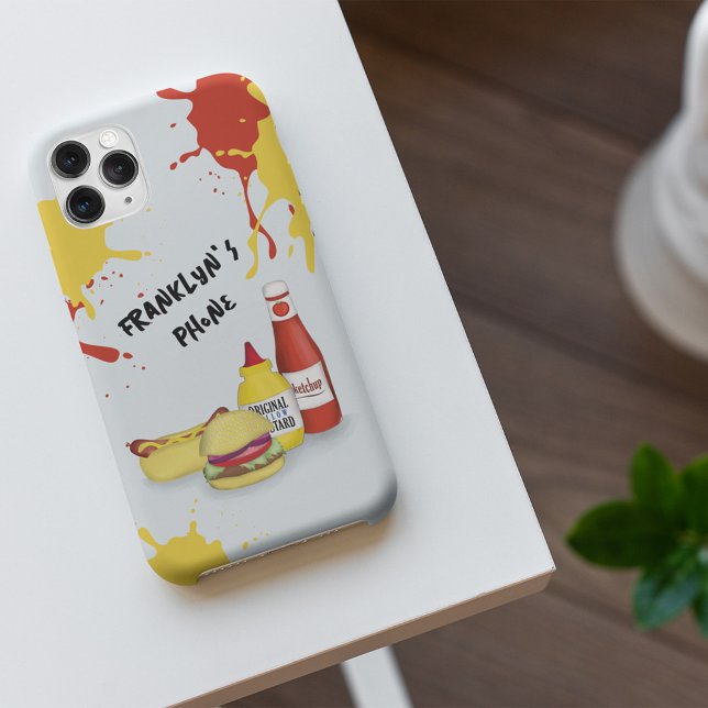 Churrasco Legal engraçado personalizado (Fun Whimsical Phone Case with BBQ Food Style)
