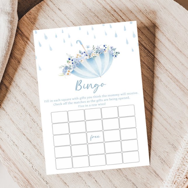 Chuva de Abril Traz Flores de Maio Jogos de Bingo (April Shower Bring May Flowers Baby Shower Game)
