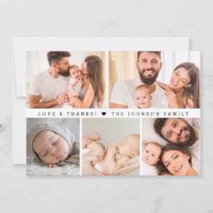 Chuva de Bebê Amor e Agradecimento MULTI-Foto Pers