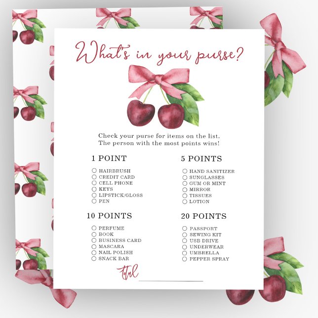 Chuva de bebê com arco de cereja O que há no seu j (Criador carregado)