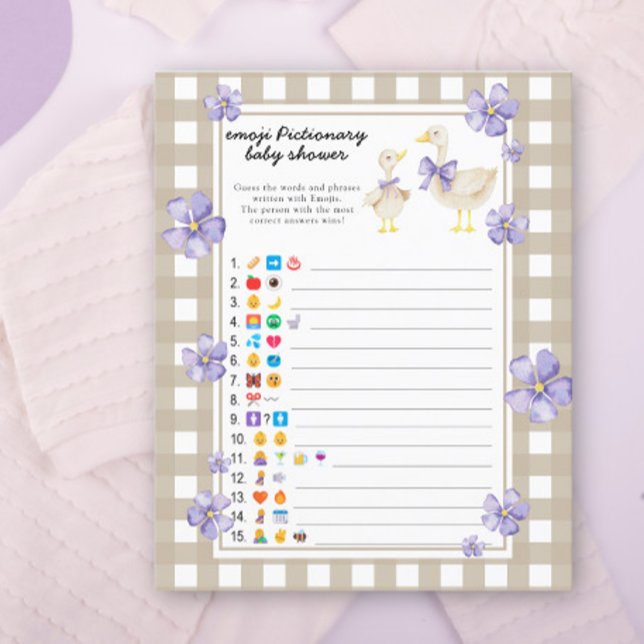 Chuva de bebê de ganso pequeno - jogo de pictionar (Criador carregado)