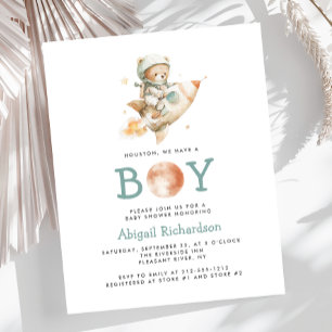 Chuva de Bebê do Astronauta Urso Teddy de Criança