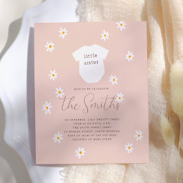 Chuva de Bebê Flor de Margarida Boho Irmãzinha