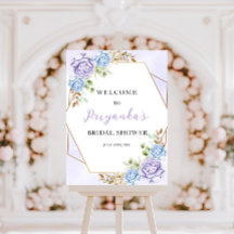 Chuva de Bênçãos Floral de Boas-Vindas