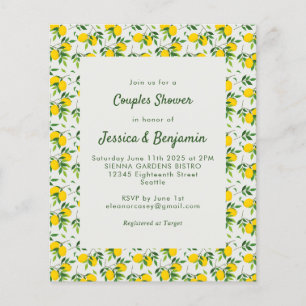 Chuva de Casamento de Verão Vintage com Limão Frut