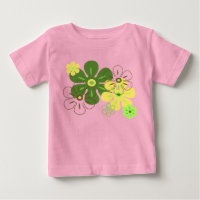 Chuva de Flor e T-Shirts Crianças