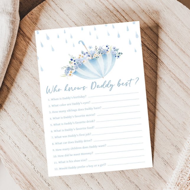 Chuva de Flores de Abril Traz Maio Quem Sabe Jogo  (April Shower Bring May Flowers Baby Shower Game)
