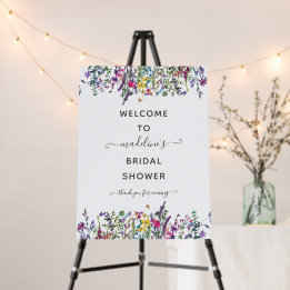 Chuva de Flores Nupcial Bem-Vindo