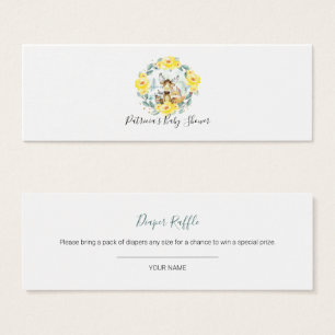 Chuva de Fraldas para Baby Shower Woodland Greener