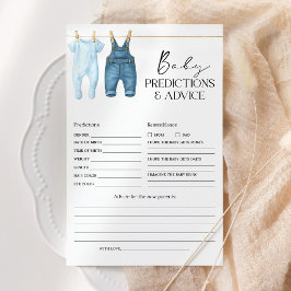 Chuva de Ideias e Conselhos de Bebê em Jeans Azul