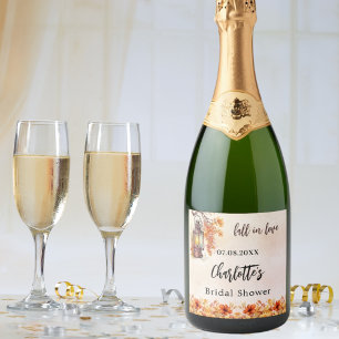 Chuva de noiva outono flores laranja folhas