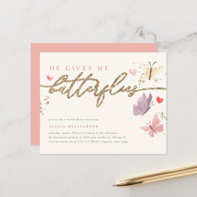 Chuva de Ouro no Orçamento Chá de Noiva Ele Me Dá  (Frente/Verso In Situ)