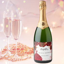 Chuva de presentes de noiva vestido vermelho e bra