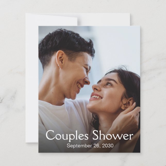 Chuva de presentes para casais LGBTQ modernos com  (Frente)