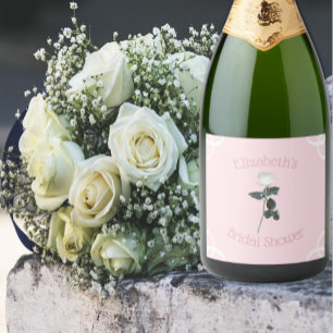 Chuva de Rosa Branca Pétala Rosa Casamento