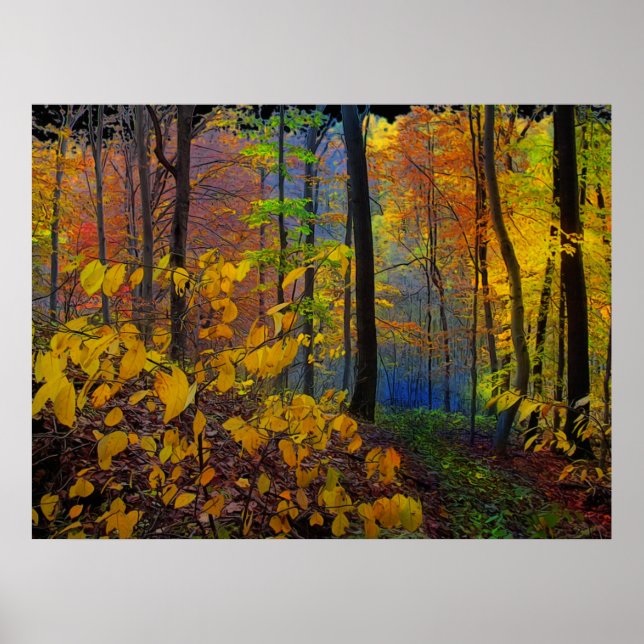 Chuva do outono, poster (Frente)