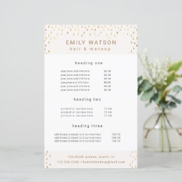 Chuva Dourada baixa Serviço de Folha Faux e Folhet