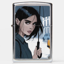 Chuva na Cidade Zippo Lighter
