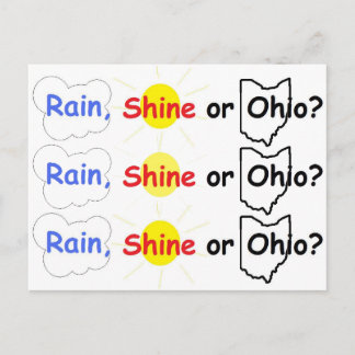 Chuva, Shine ou Ohio? Cartão Postal