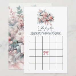 Chuveiro de Noiva Amoroso e Chique Jogo de Bingo P