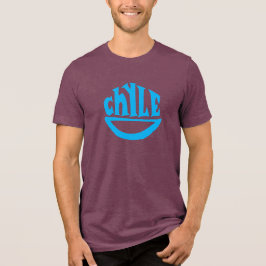 Chyle Smile Maroon & Blue T-Shirt