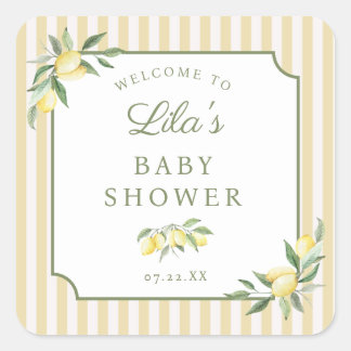 Ciao Baby Lemon Shower Adesivos