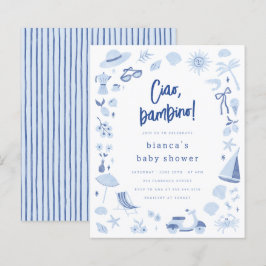 Ciao Bambino Italian Budget Boy Baby Shower