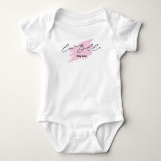 Ciao Bella Pincel Italiano Traço Bebê Nome T-Shirt