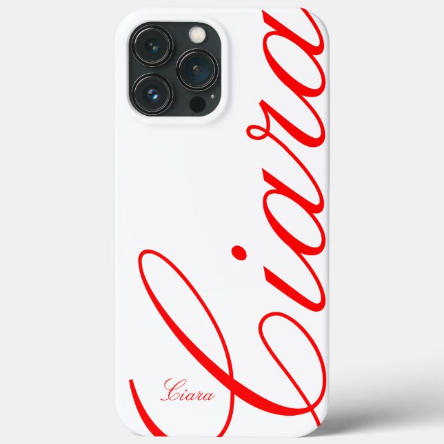 Ciara - belo iPhone 13 Case - personalize-o (Verso)