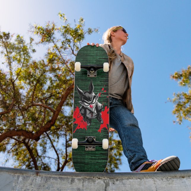 Ciber Matrix Cartoon Demônio Skateboard (Ao ar livre 1)