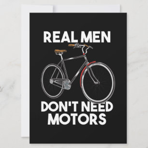 Ciclagem - os homens reais não precisam os motore