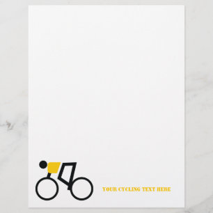 Ciclista montando seu carro de bicicleta personali