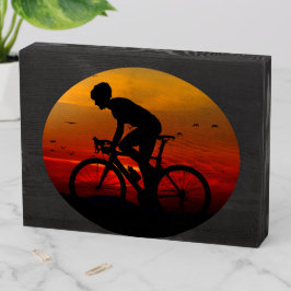 Ciclista Oceano ao Sol