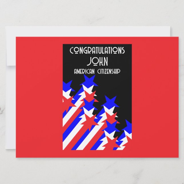 Cidadania dos EUA concedida (Frente)