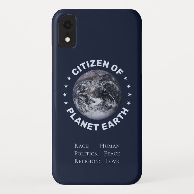Cidadão da capas de iphone Planeta Terra (Verso)