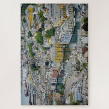 Cidade Alesund de Nouveau da arte, quebra-cabeça
