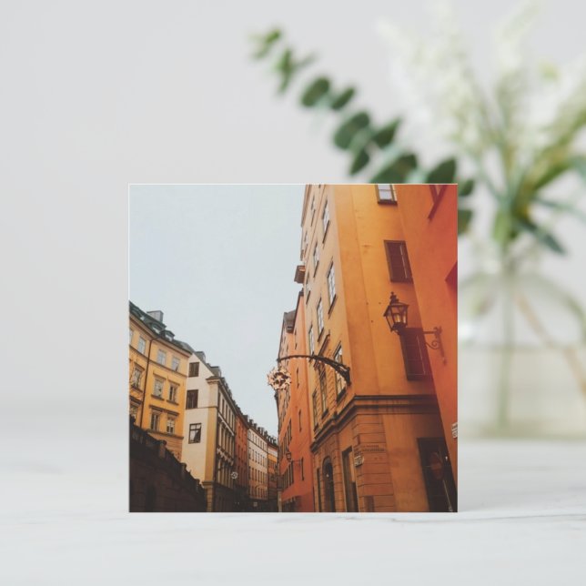 Cidade Antiga de Estocolmo (Em pé/Frente)