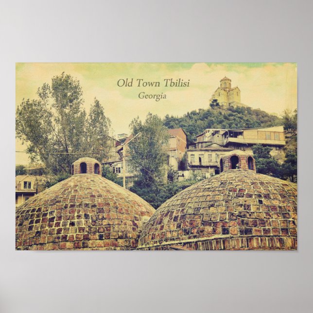 Cidade Antiga, Tbilisi, Geórgia - poster (Frente)