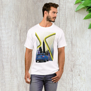 Cidade Cena Mens T-Shirt