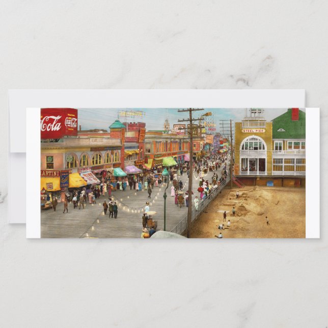 Cidade - Cidade do Atlântico NJ - Cais de Aço 1909 (Frente)