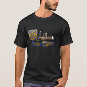 Cidade da camisa do departamento da polícia de