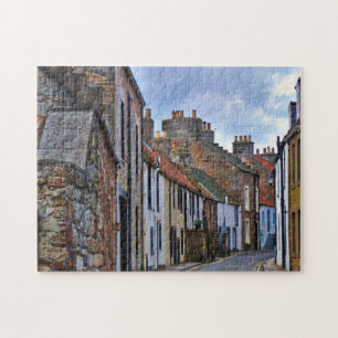 Cidade de Anstruther Escócia. Quebra-cabeça